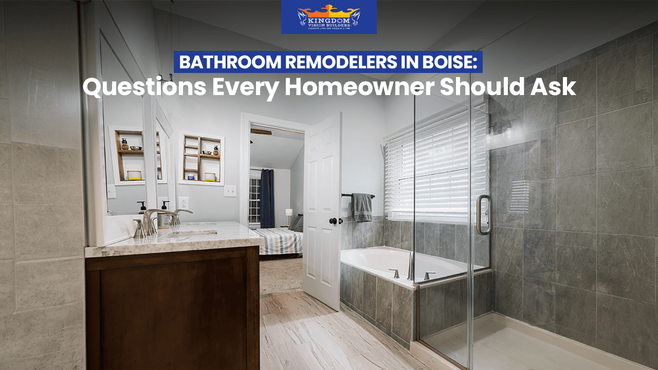 Bathroom remodeling design and installation in Boise