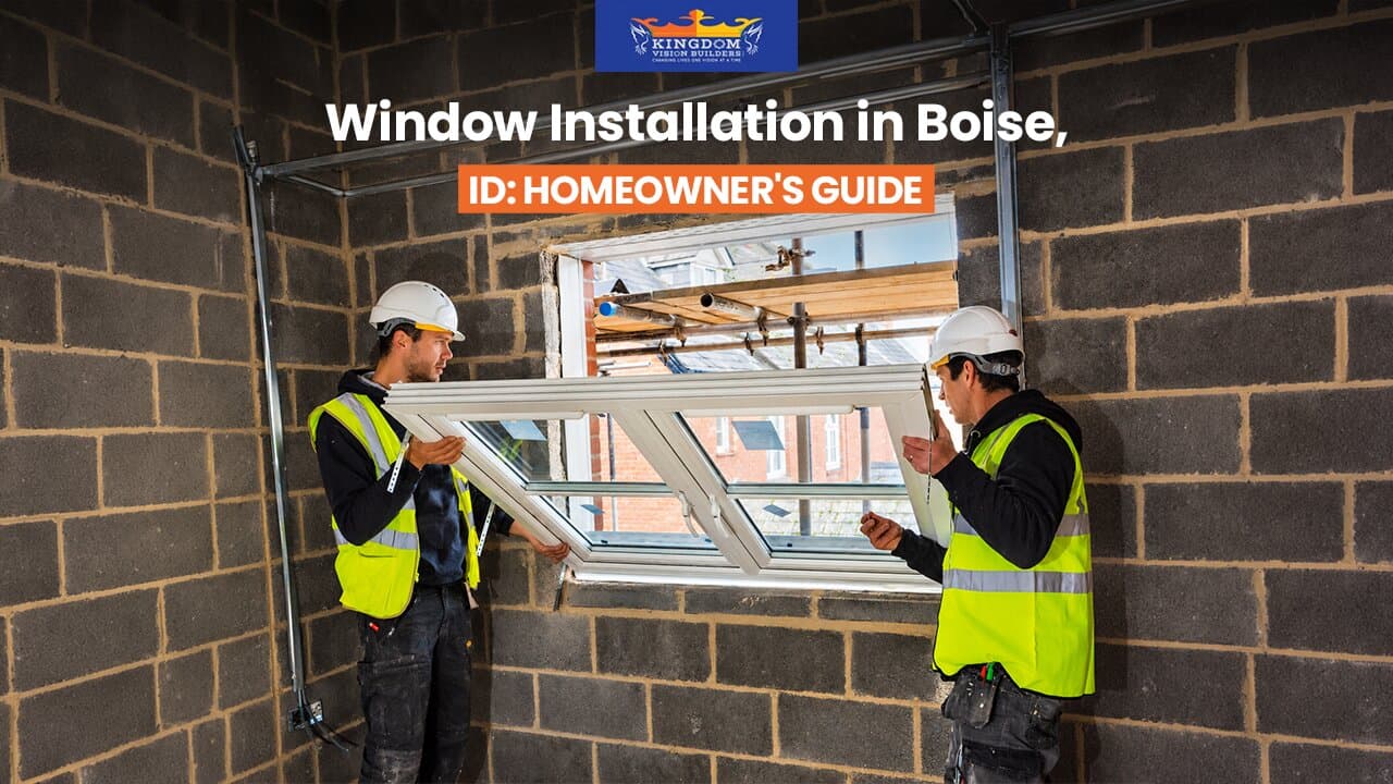 New windows installed in a bright Boise home