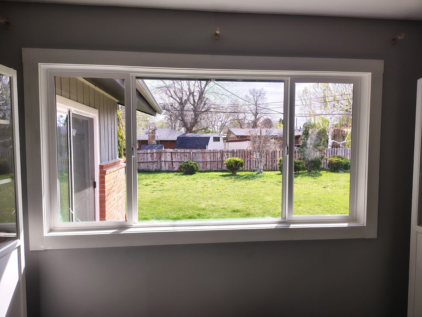 New slider window installed by Kingdom Vision Builders