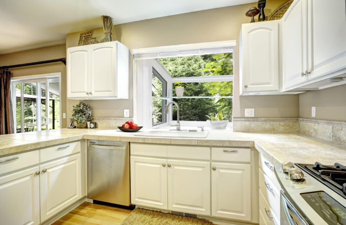 ProVia garden window installed over a kitchen sink