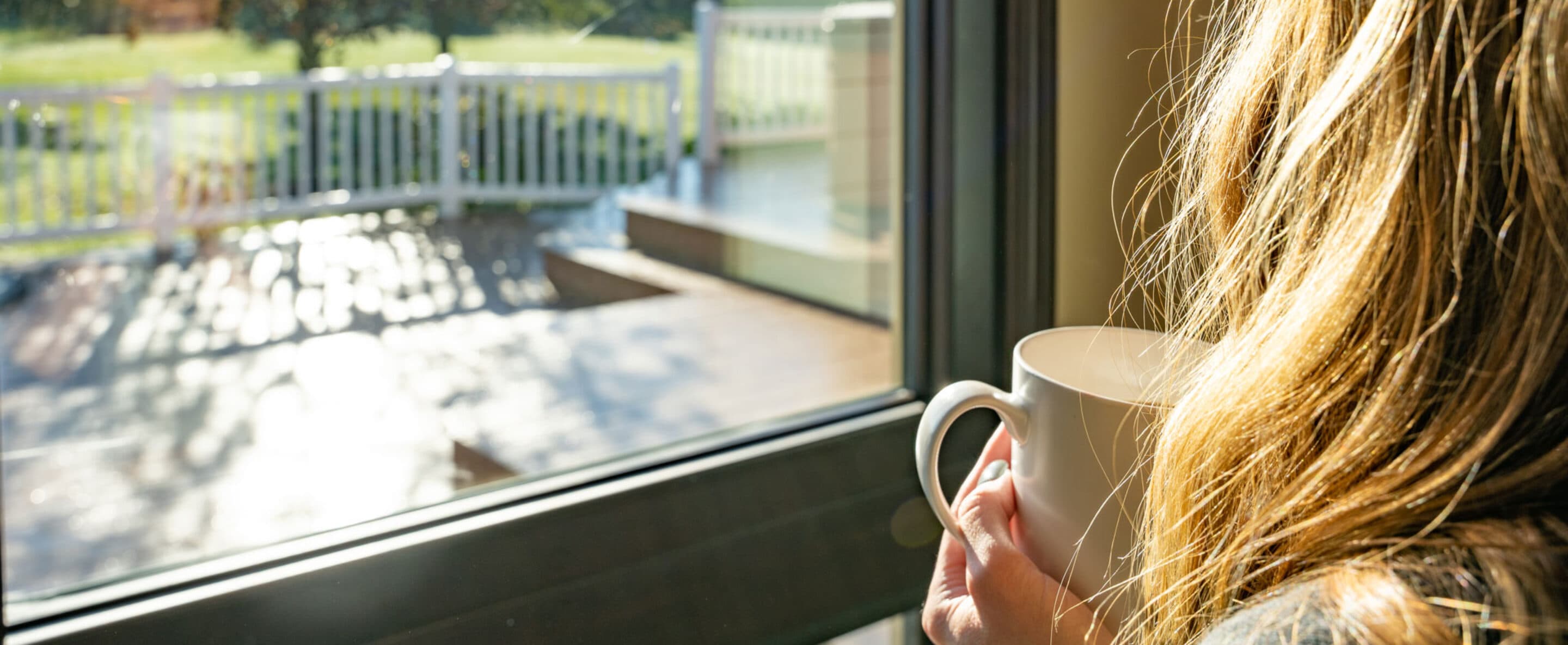 Wide panoramic window with a view, ProVia lifestyle photo